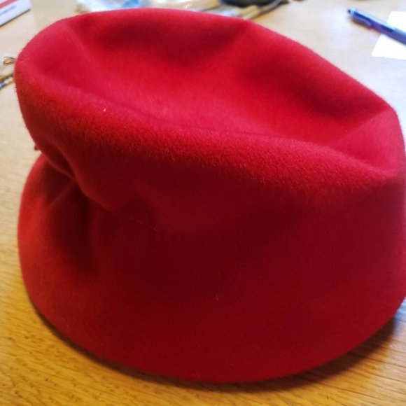 Vintage Clover Lane Felt Hat with Ribbon Trim - Picture 8 of 13